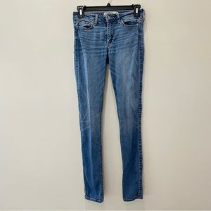 Super Skinny Blue Jeans